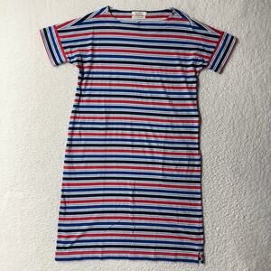 Seasalt Cornwall Womens US 8 Sailor Dress Stripe Organic Cotton Preppy Nautical